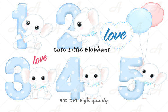 Download Little Elephant Happy Birthday Party - Premium Bundle