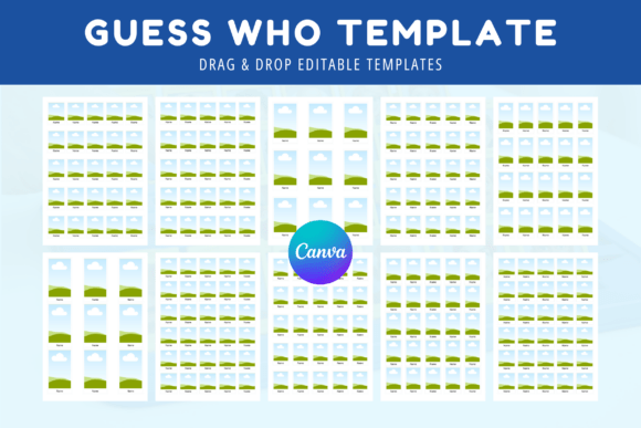 Download Guess Who Template Canva Editable PDF - Pdf Collection