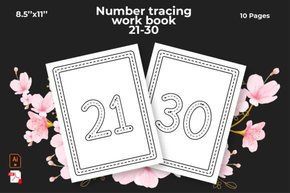 Download 21-30 Number Tracing Workbook - Workbook Collection