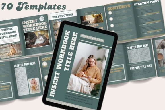 Download Course Workbook Canva Templates - Workbook Collection